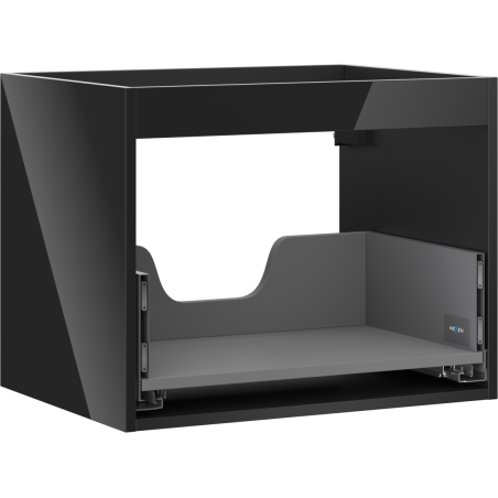 Mexen Box-A Корпус за шкаф под умивалник 60 см, 1 чекмедже, черен гланц