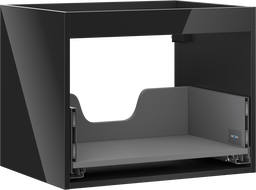 Mexen Box-A Корпус за шкаф под умивалник 60 см, 1 чекмедже, черен гланц