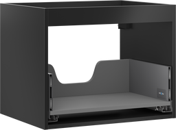 Mexen Box-A корпус на шкаф под мивка 60 см, 1 чекмедже, черен мат - 91AX0-0600-470-1-71