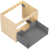 Кутия Mexen Box-A корпус за мивка 60 см, 1 чекмедже, дъб - 91AX0-0600-470-1-81