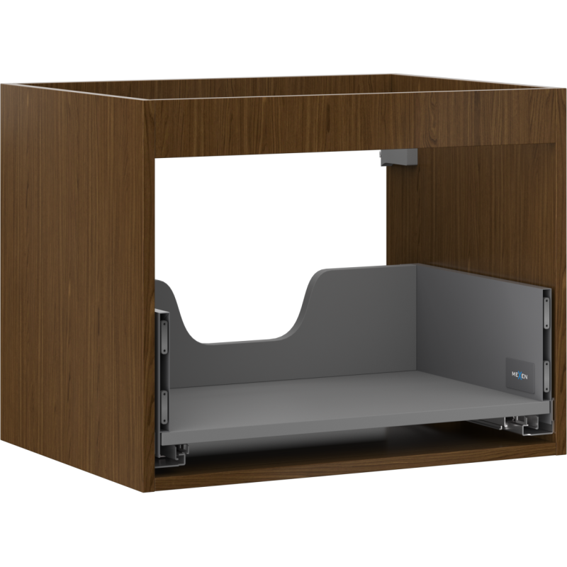 Mexen Box-A корпус на шкаф за мивка 60 см, 1 чекмедже, орех - 91AX0-0600-470-1-86