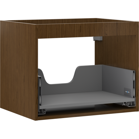 Mexen Box-A корпус на шкаф за мивка 60 см, 1 чекмедже, орех - 91AX0-0600-470-1-86