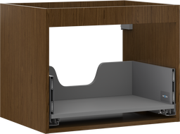 Mexen Box-A корпус на шкаф за мивка 60 см, 1 чекмедже, орех - 91AX0-0600-470-1-86