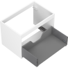 Mexen Box-A шкаф под умивалник корпус 70 cm, 1 чекмедже, бял мат - 91AX0-0700-470-1-01