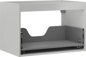 Кутия Mexen Box-A корпус на шкаф за мивка 70 см, 1 чекмедже, сив мат - 91AX0-0700-470-1-62