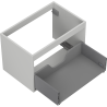 Кутия Mexen Box-A корпус на шкаф за мивка 70 см, 1 чекмедже, сив мат - 91AX0-0700-470-1-62