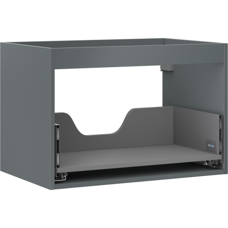 Mexen Box-A корпус шкаф под умивалник 70 см, 1 чекмедже, мат графит - 91AX0-0700-470-1-66