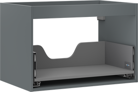 Mexen Box-A корпус шкаф под умивалник 70 см, 1 чекмедже, мат графит - 91AX0-0700-470-1-66