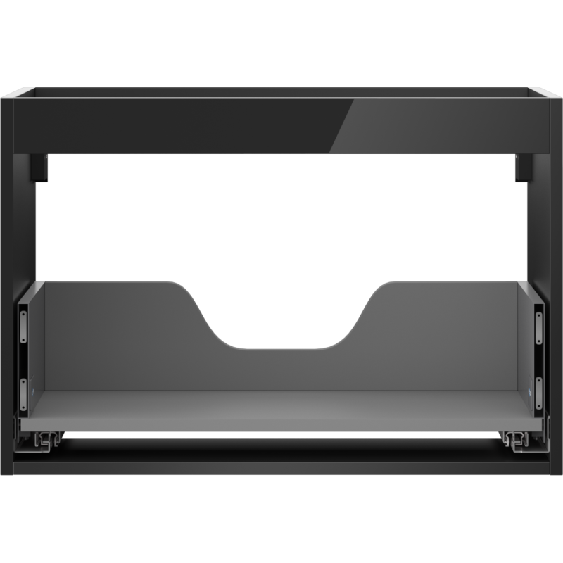 Mexen Box-A корпус за шкаф под мивка 70 cm, 1 чекмедже, черен гланц - 91AX0-0700-470-1-70