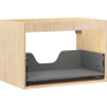 Корпус на шкаф под мивка Mexen Box-A 70 см, 1 чекмедже, дъб - 91AX0-0700-470-1-81