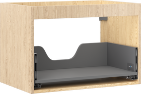 Корпус на шкаф под мивка Mexen Box-A 70 см, 1 чекмедже, дъб - 91AX0-0700-470-1-81