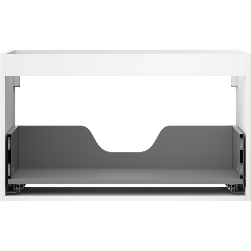 Mexen Box-A корпус за шкаф за мивка 80 см, 1 чекмедже, бял мат - 91AX0-0800-470-1-01