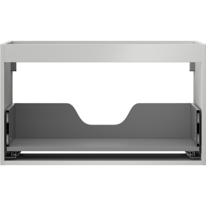 Mexen Box-A корпус за шкаф под мивка 80 см, 1 чекмедже, сив мат - 91AX0-0800-470-1-62