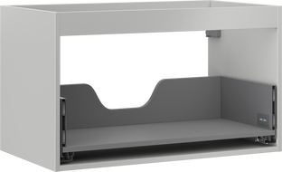 Mexen Box-A корпус за шкаф под мивка 80 см, 1 чекмедже, сив мат - 91AX0-0800-470-1-62