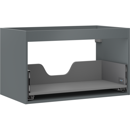 Mexen Box-A Шкаф корпус под мивка 80 см, 1 чекмедже, мат графит - 91AX0-0800-470-1-66
