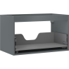 Mexen Box-A корпус шкаф под мивка 80 см, 1 чекмедже, мат графит - 91AX0-0800-470-1-66