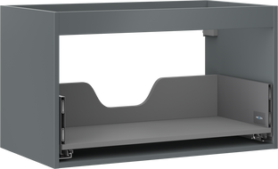 Mexen Box-A Шкаф корпус под мивка 80 см, 1 чекмедже, мат графит - 91AX0-0800-470-1-66