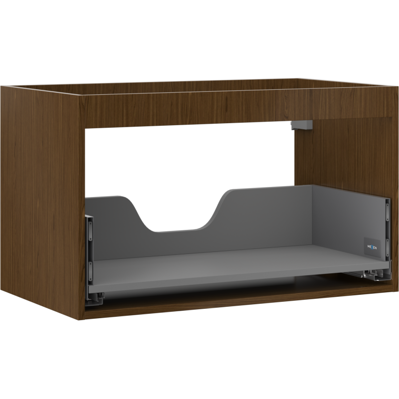 Mexen Box-A корпус шкаф под умивалник 80 см, 1 чекмедже, орех - 91AX0-0800-470-1-86