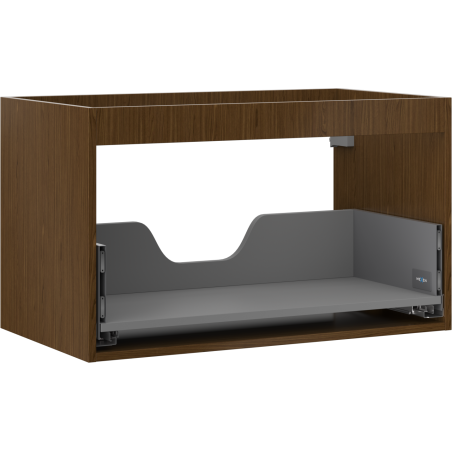 Mexen Box-A корпус шкаф под умивалник 80 см, 1 чекмедже, орех - 91AX0-0800-470-1-86