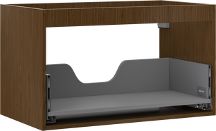 Mexen Box-A корпус шкаф под умивалник 80 см, 1 чекмедже, орех - 91AX0-0800-470-1-86