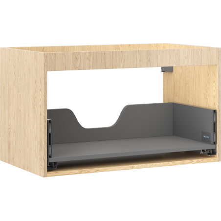 Mexen Box-A корпус шкаф под мивка 80 см, 1 чекмедже, дъб - 91AX0-0800-470-1-81