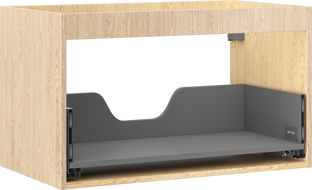 Mexen Box-A корпус шкаф под мивка 80 см, 1 чекмедже, дъб - 91AX0-0800-470-1-81