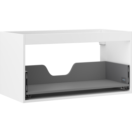 Корпус на шкафче под мивка Mexen Box-A 90 см, 1 чекмедже, бял мат - 91AX0-0900-470-1-01