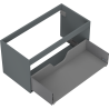 Mexen Box-A шкаф за мивка 90 см, 1 чекмедже, графит мат - 91AX0-0900-470-1-66