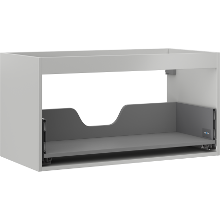 Корпус на шкафче Mexen Box-A за мивка 90 см, 1 чекмедже, сив мат - 91AX0-0900-470-1-62