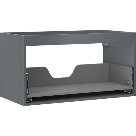Mexen Box-A корпус за шкаф под умивалник 90 см, 1 чекмедже, мат графит - 91AX0-0900-470-1-66