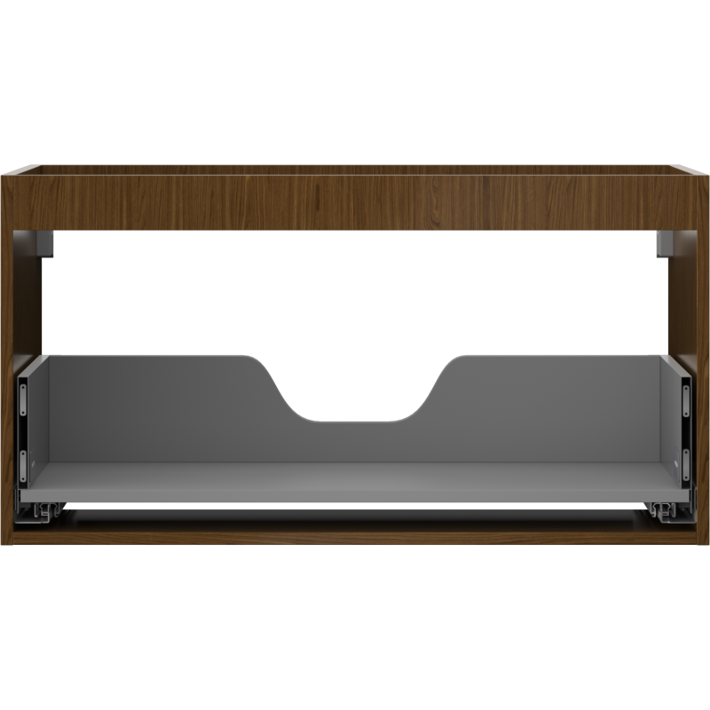 Mexen Box-A корпус за шкаф под умивалник 90 см, 1 чекмедже, орех - 91AX0-0900-470-1-86