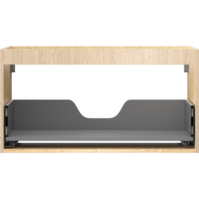 Mexen Box-A корпус за шкаф под мивка 90 см, 1 чекмедже, дъб - 91AX0-0900-470-1-81