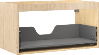 Корпус на шкафче под умивалник Mexen Box-A 90 cm, 1 чекмедже, дъб - 91AX0-0900-470-1-81