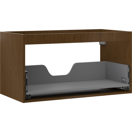 Mexen Box-A корпус за шкаф под умивалник 90 см, 1 чекмедже, орех - 91AX0-0900-470-1-86