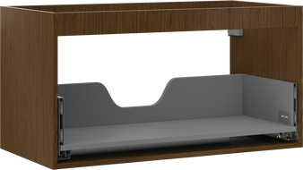 Mexen Box-A корпус за шкаф под умивалник 90 см, 1 чекмедже, орех - 91AX0-0900-470-1-86
