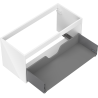 Мексен Box-A корпус 100 см, 1 чекмедже, бял гланц - 91AX0-1000-470-1-00