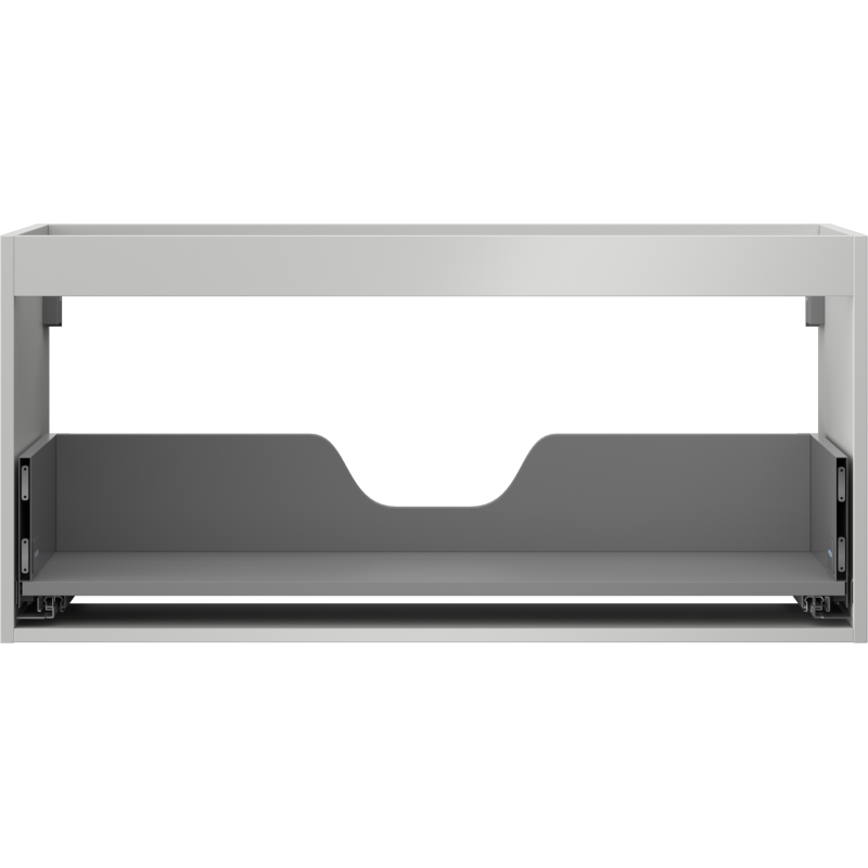 Mexen Box-A корпус за шкаф под умивалник 100 см, 1 чекмедже, сив мат