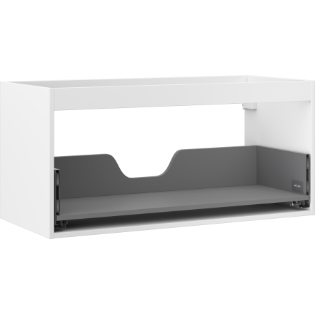 Mexen Box-A корпус шкаф под мивка 100 cm, 1 чекмедже, бял мат - 91AX0-1000-470-1-01