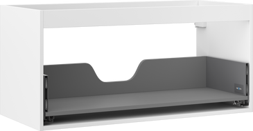 Mexen Box-A корпус за шкаф под мивка 100 см, 1 чекмедже, бял мат - 91AX0-1000-470-1-01