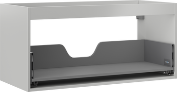 Mexen Box-A корпус за шкаф под умивалник 100 см, 1 чекмедже, сив мат