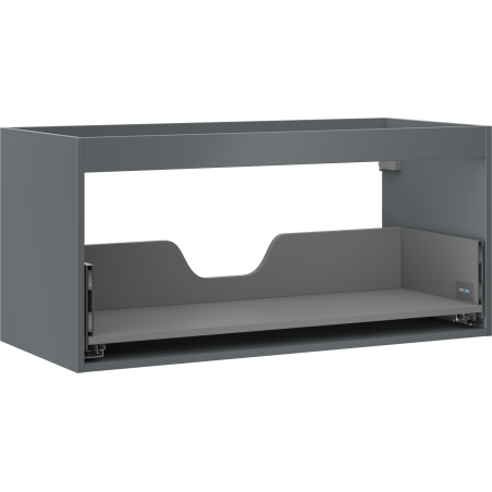 Mexen Box-A корпус на шкаф под мивка 100 см, 1 чекмедже, графит мат - 91AX0-1000-470-1-66