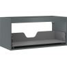 Mexen Box-A корпус за шкаф под мивка 100 см, 1 чекмедже, графит мат - 91AX0-1000-470-1-66