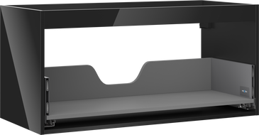 Mexen Box-A корпус за шкаф под мивка 100 см, 1 чекмедже, черен гланц