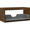 Mexen Box-A корпус на шкафа за мивка 100 см, 1 чекмедже, орех - 91AX0-1000-470-1-86