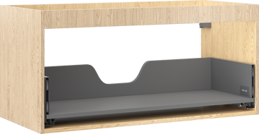 Mexen Box-A корпус на шкаф за под мивка 100 см, 1 чекмедже, дъб - 91AX0-1000-470-1-81