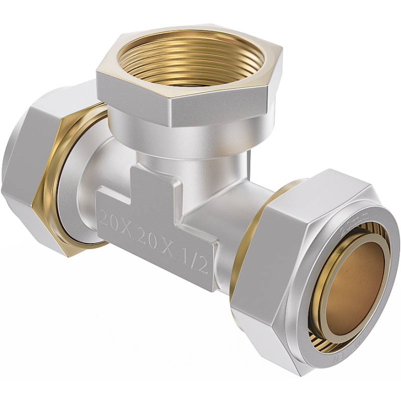 Mexen PEX-S тройник завинтващ PEX 25 x 1 GW x 25 - W97232-2510F25-00