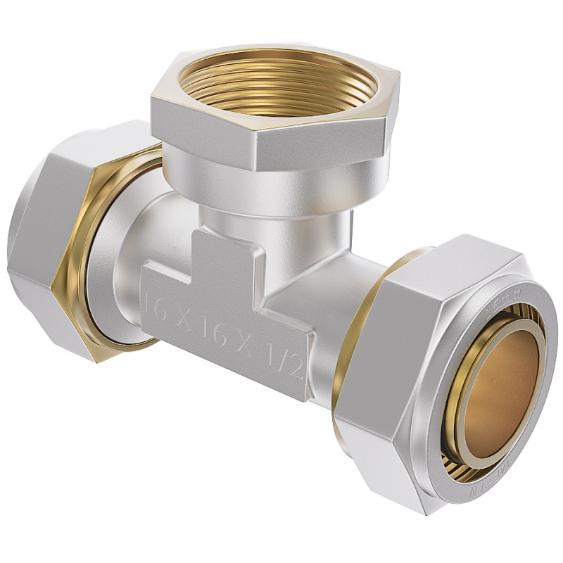 Mexen PEX-S компресионен T-образен фитинг PEX 32 x 1 GW x 32 - W97232-3210F32-00