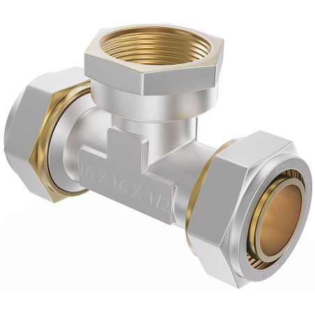 Mexen PEX-S компресионен T-образен фитинг PEX 32 x 1 GW x 32 - W97232-3210F32-00
