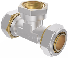Mexen PEX-S компресионен T-образен фитинг PEX 32 x 1 GW x 32 - W97232-3210F32-00