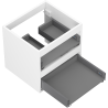 Mexen Box-A корпус шкаф за умивалник 50 см, 2 чекмеджета, бял мат - 91AX0-0500-470-2-01